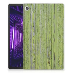 Lenovo Tab M10 Plus Silicone Tablet Hoes Green Wood