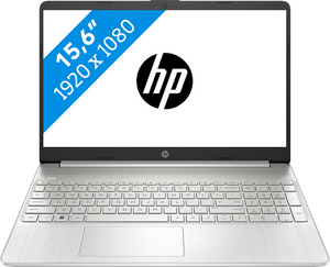 HP 15s-fq5956nd Laptop 39,6 cm (15.6") Full HD Intel® Core™ i5 i5-1235U 8 GB DDR4-SDRAM 512 GB SSD Wi-Fi 5 (802.11ac) Windows 11 Home Zilver