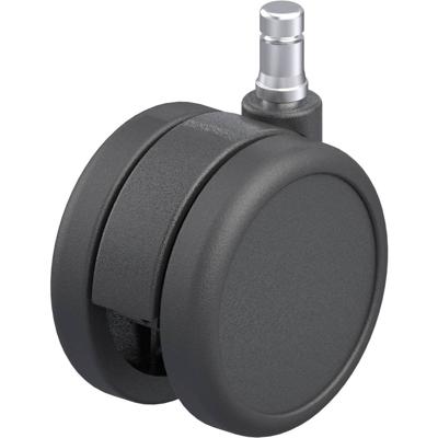 Blickle LKDB-PUA 75G-ES Kunststof dubbel zwenkwiel Wieldiameter: 75 mm Draagvermogen (max.): 75 kg 1 stuk(s)