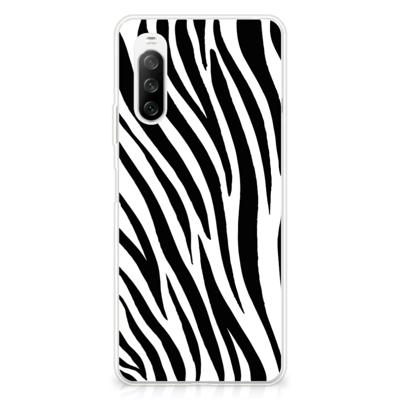 Sony Xperia 10 III | TPU Hoesje | Zebra