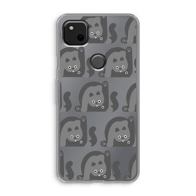 Cats: Google Pixel 4a Transparant Hoesje