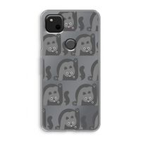 Cats: Google Pixel 4a Transparant Hoesje