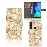 Motorola Moto G Pro | Bookcase | Marmer Goud