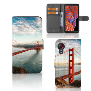 Samsung Galaxy Xcover 5 Flip Cover Golden Gate Bridge