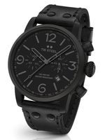 TW Steel MS114 Maverick All Black chronograaf horloge 48mm - thumbnail