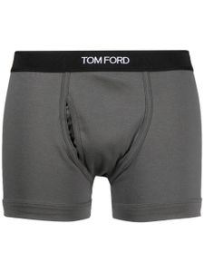 TOM FORD boxers à taille à logo - Gris