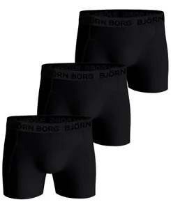 Bjorn Borg 3-pack heren boxershort - Dark Black