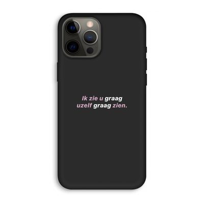 uzelf graag zien: iPhone 12 Pro Max Biologisch afbreekbaar hoesje