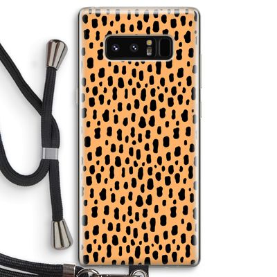 Panter: Samsung Galaxy Note 8 Transparant Hoesje met koord