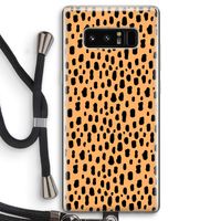 Panter: Samsung Galaxy Note 8 Transparant Hoesje met koord