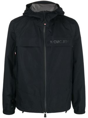 Moncler Grenoble veste zippée à logo imprimé - Noir
