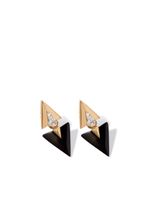 Annoushka boucles d'oreilles en or 18ct pavées de diamants - Noir