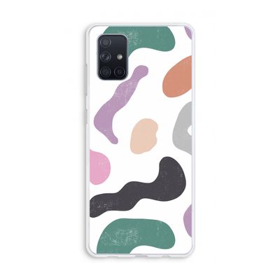 Memphis Shapes: Galaxy A71 Transparant Hoesje
