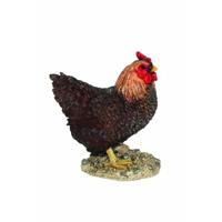 Esschert Design tuinbeeld - Kip - bruin - 20 cm - polystone