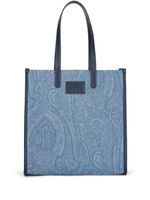 ETRO sac cabas à imprimé cachemire - Bleu