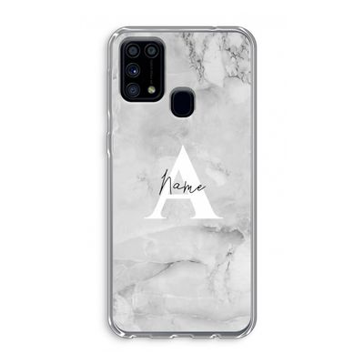 Ivory Marble: Samsung Galaxy M31 Transparant Hoesje