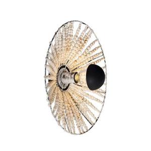 QAZQA Oosterse wandlamp beige met kralen - Moti