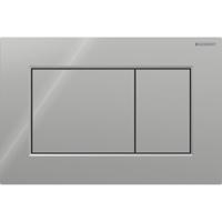 Geberit Drukplaat Sigma 01, 2-toets Square Kunststof Glans Verchroomd Geberit Drukplaat Sigma 01, 2-toets Square Kunststof Glans Verchroomd