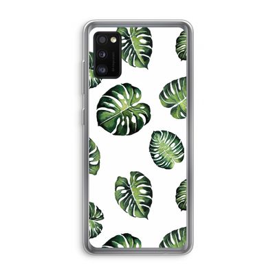 Tropische bladeren: Samsung Galaxy A41 Transparant Hoesje