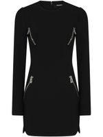 DSQUARED2 robe courte à manches longues - Noir - thumbnail