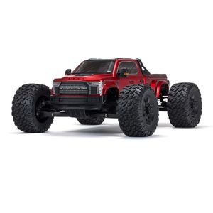 Arrma 1/7 Big Rock 6S 4X4 BLX Monster Truck RTR - Rood