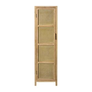 Webbing kast smal Bandung - naturel - 160.5x45x40.5 cm