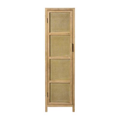 Webbing kast smal Bandung - naturel - 160.5x45x40.5 cm