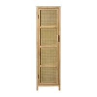 Webbing kast smal Bandung - naturel - 160.5x45x40.5 cm