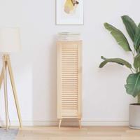 VidaXL Kastdeur met lamellen 99x29,5 cm massief grenenhout