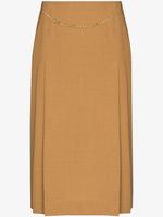 Victoria Beckham Midi-rok met kettingdetail - Bruin - thumbnail