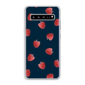 Framboosjes: Samsung Galaxy S10 5G Transparant Hoesje