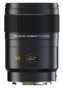 Leica 11070 120mm F/2.5 APO-Macro-Summarit-S zwart OUTLET