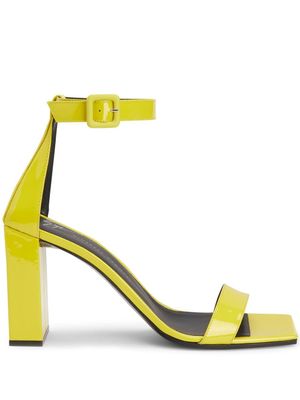 Giuseppe Zanotti sandales Shangay 85 mm à talon - Jaune