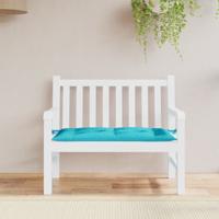 VidaXL Tuinbankkussen 100x50x7 cm oxford stof turquoise