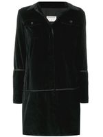 Helmut Lang Pre-Owned manteau en velours - Noir - thumbnail