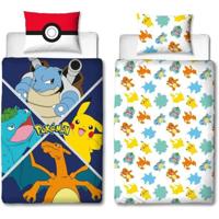 Dekbedovertrek set Pokémon 25 x 4 x 30 cm Multicolour Bed van 140 2 Onderdelen