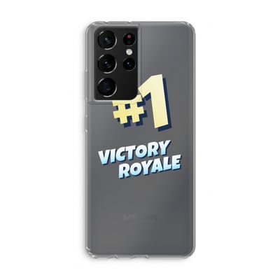 Victory Royale: Samsung Galaxy S21 Ultra Transparant Hoesje