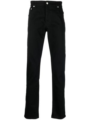 Alexander McQueen jean à coupe droite - Noir