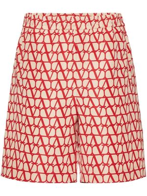 Valentino Garavani bermuda Toile Iconographe - Tons neutres