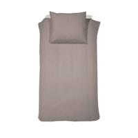 Leen Bakker - Cinderella Dekbedovertrek Uni - 140x200/220 Cm - Flanel - Taupe