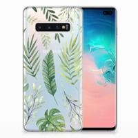Samsung Galaxy S10 Plus | TPU Case | Leaves