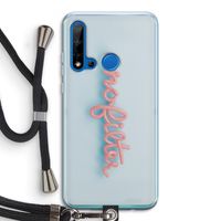 #nofilter: Huawei P20 Lite (2019) Transparant Hoesje met koord