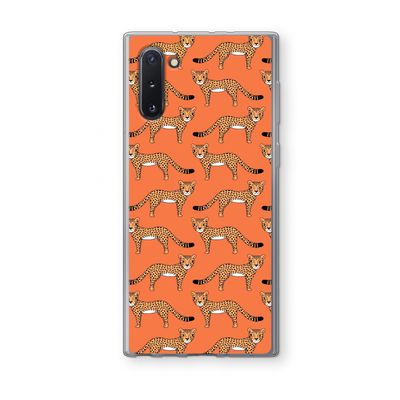 Cheetah: Samsung Galaxy Note 10 Transparant Hoesje