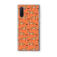 Cheetah: Samsung Galaxy Note 10 Transparant Hoesje