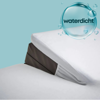 Waterdichte Matrasbeschermer Splittopper Hoeslaken Badstof-Lits-jumeaux (200x220 cm)