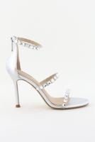 Lola Cruz sandalen 213Z07BK silver Lola Cruz sandalen 213Z07BK silver