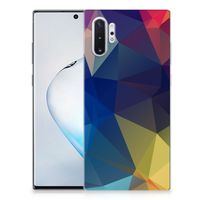 Samsung Galaxy Note 10 Plus TPU Hoesje Polygon Dark