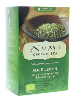 Numi Green tea mate lemon bio (18 Zakjes)