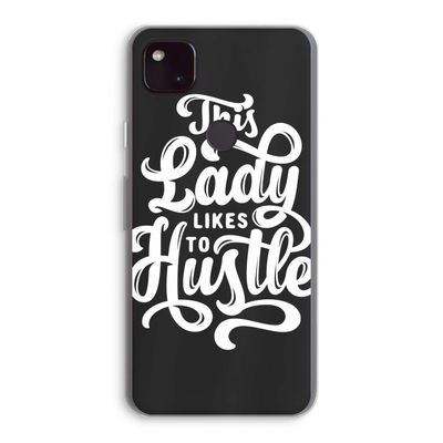 Hustle Lady: Google Pixel 4a 5G Transparant Hoesje