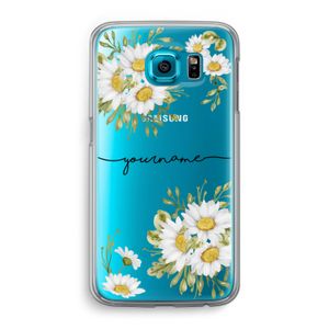Daisies: Samsung Galaxy S6 Transparant Hoesje